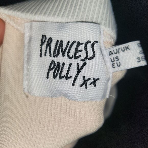 Princess Polly Strapless Cream Dress - Picture 6 of 6